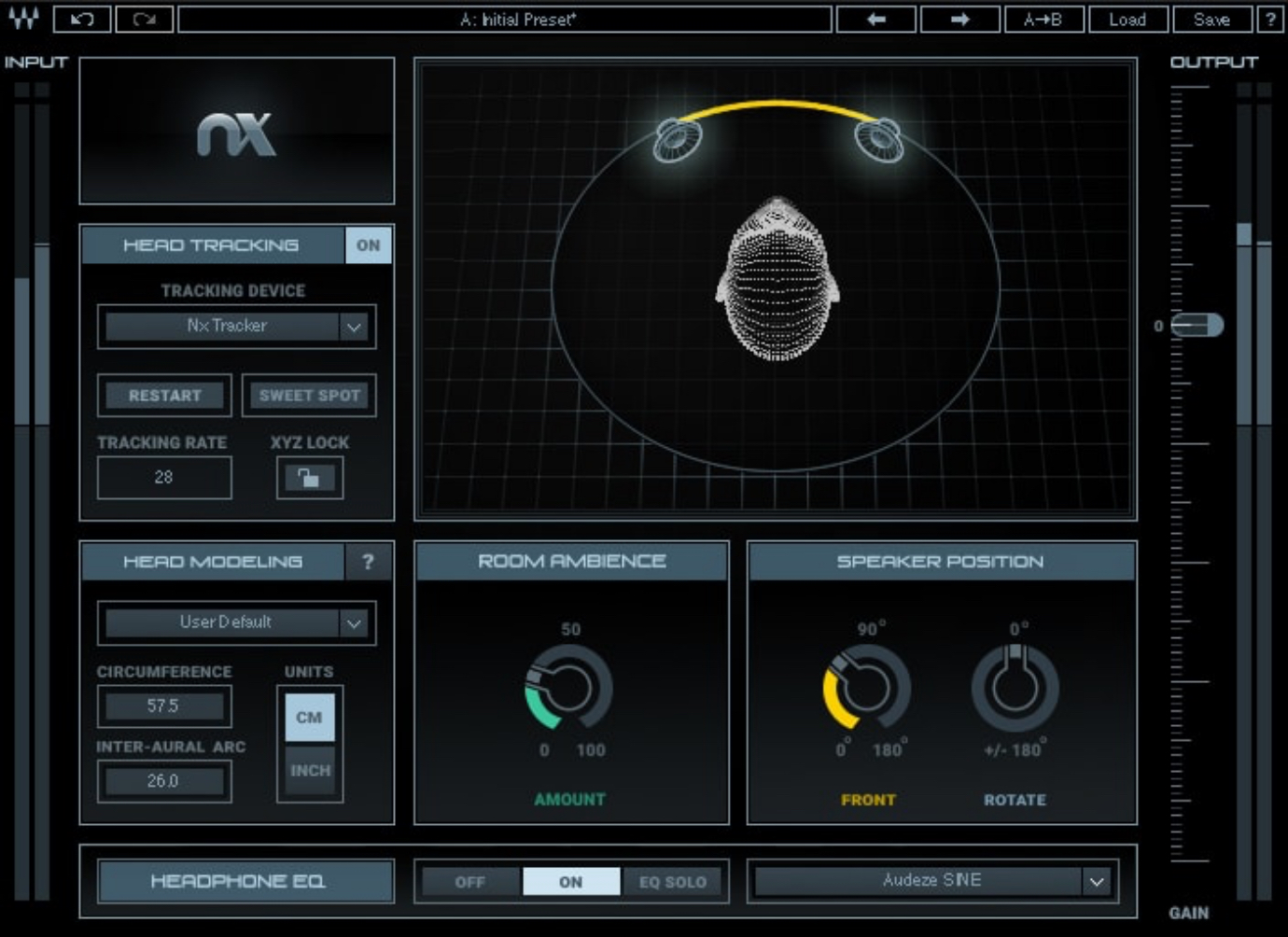 調整されたスタジオの音響空間をヘッドフォンの中に再現する。Nx Virtual Mix Room