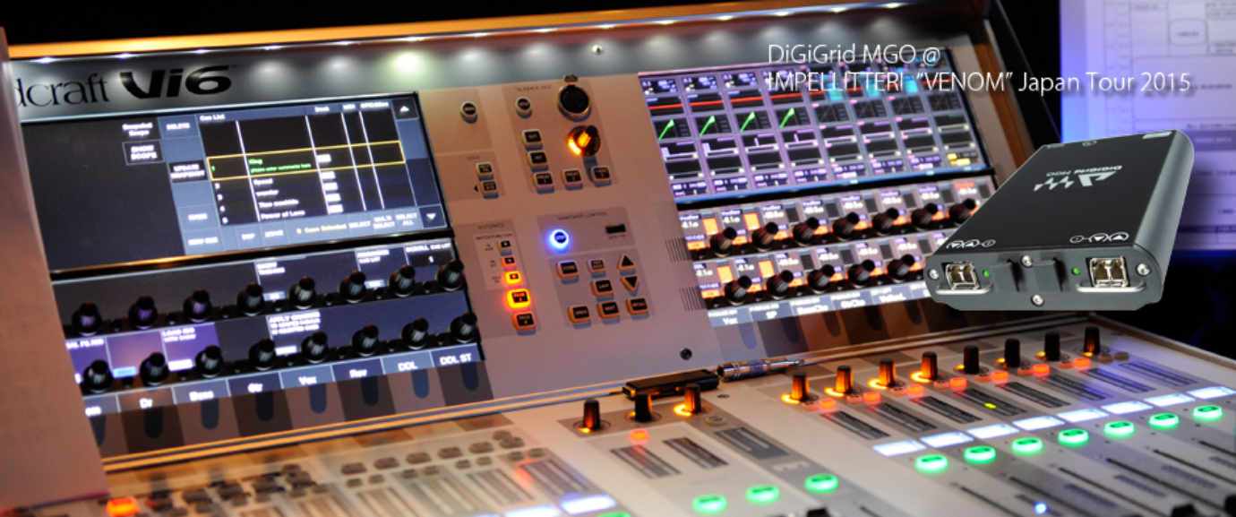 IMPELLITTERI 日本公演でDiGiGrid MGOが活躍!