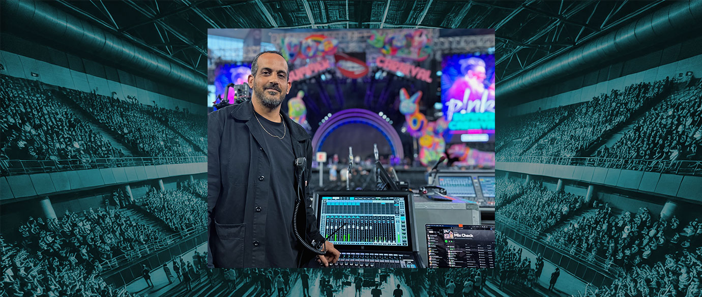 Noga Erezの音響チームが、Pinkの「Summer Carnival」公演を含むツアー用に、Waves eMotion LV1 Classicコンソールを選択